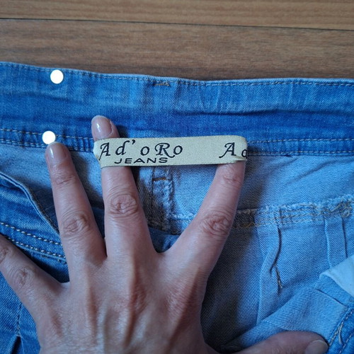 Adoro denim shorts size 46, like new, blue