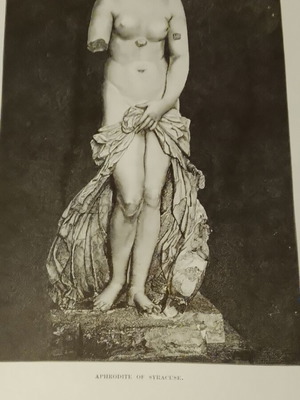 Ξύλογραφία 1880 της Αφροδίτης των Συρακουσών, 26x19 εκ.