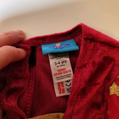 Peppa dress used for 2-3 years old