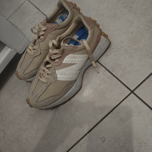 New Balance 327 brown pink shoes size 38 used, good condition