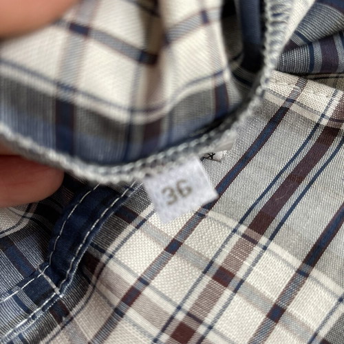 Sessùn plaid pants size S, like new, cotton linen blend
