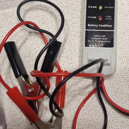 Powerfix 12V battery and alternator tester like new