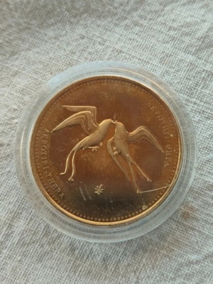 Collector's coin from Santorini Acrotiri new