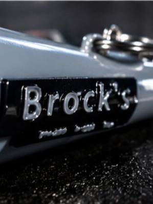 Brock’s Performance Mini Exhaust Keychain, 3D print, ASA Carbon Fiber