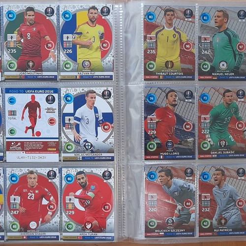 Road to EURO 2016 Adrenalyn XL album with 313/333 cards like new