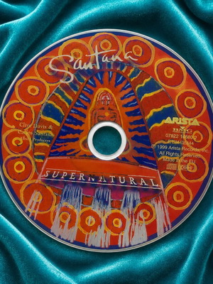 Santana Supernatural 1999 CD album used, disc and booklet only