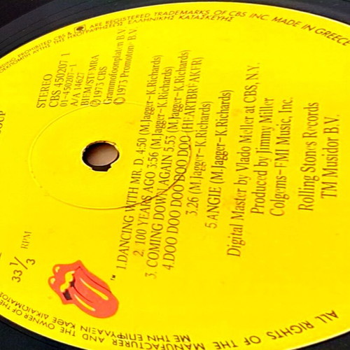 The Rolling Stones Goats Head Soup vinyl LP, 1973, rock