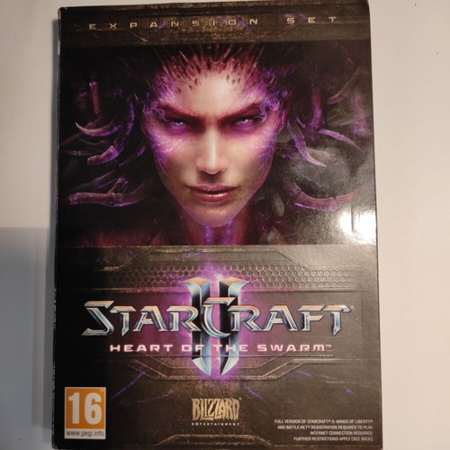 Starcraft II Heart of the Swarm expansion set like new for PC