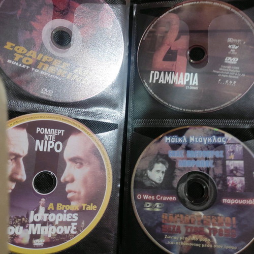 DVD set of 56 with foreign movies like new, in case with sleeves