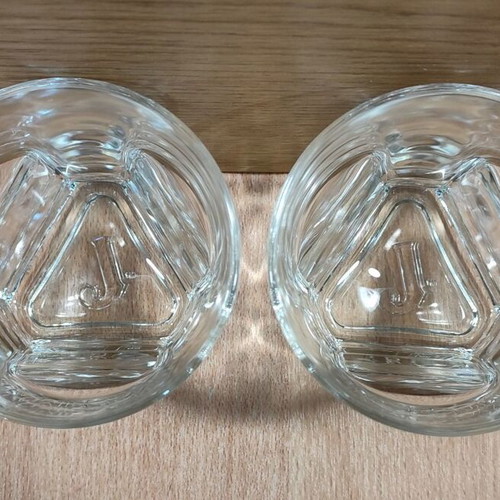 Jameson Irish Whiskey set of two promotional glasses used