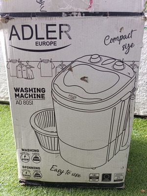Adler washing machine 3 kg, like new, portable for camping