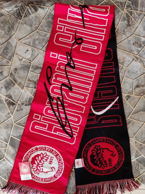 Olympiacos Collectible Scarf Giovanni Silva De Oliveira new, authentic