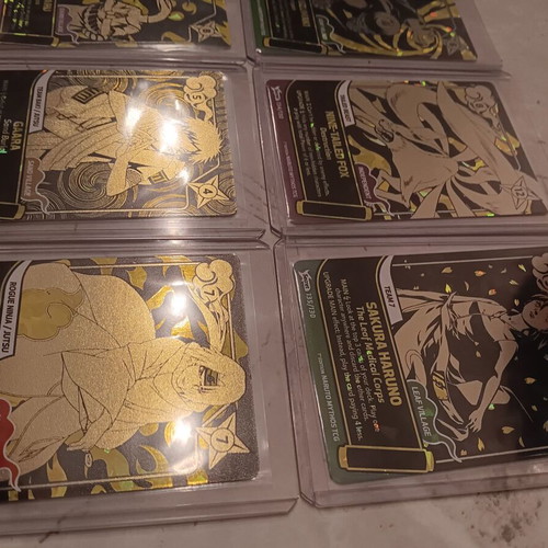 Naruto Mythos Full Secret Rare Card Set 10 Cards New