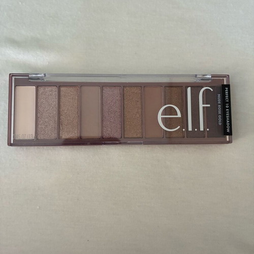 e.l.f. Perfect 10 Eyeshadow Palette Nude Rose Gold