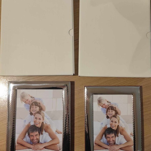 Silver-plated photo frames new 15x20 cm and 13x18 cm