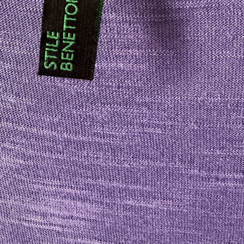 Benetton vintage dress M like new, purple with lining