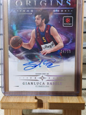 Panini Origins EuroLeague 2025-26 Gianluca Basile Auto card near mint