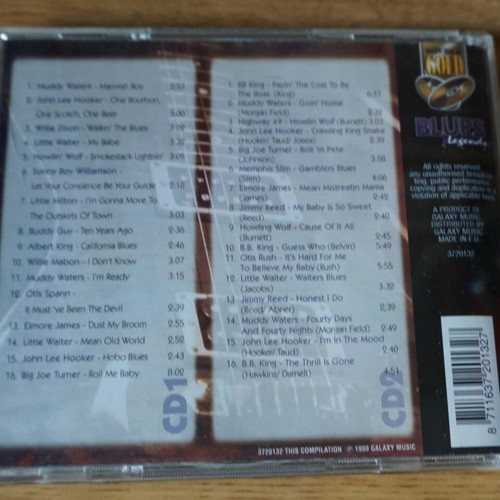 Gold Blues Legends CD like new, set of two