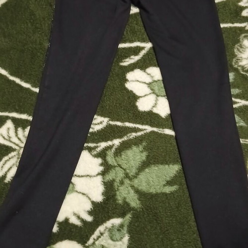 Women's leggings pants S/M black with spider web design, like new
