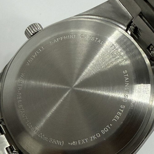 Tissot PRX Quartz watch, blue and silver