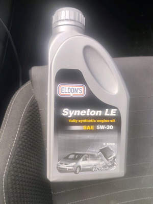 Λάδι αυτοκινήτου Eldon's Syneton LE SAE 5W-30 σφραγισμένο 1 λίτρο