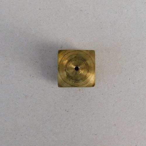Bronze knobs 3x3 cm, height 2.7 cm