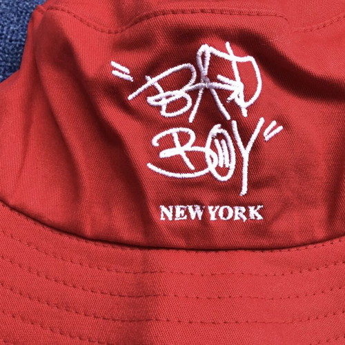 Mister Tee Bucket Hat new, one size, white and red