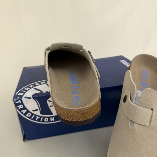 Birkenstock slippers, beige and black, sizes 42-45