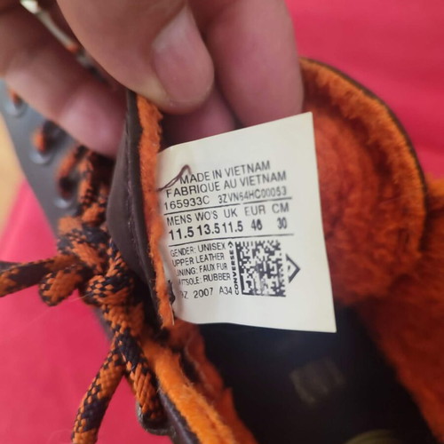 Converse brown boots like new, size 46