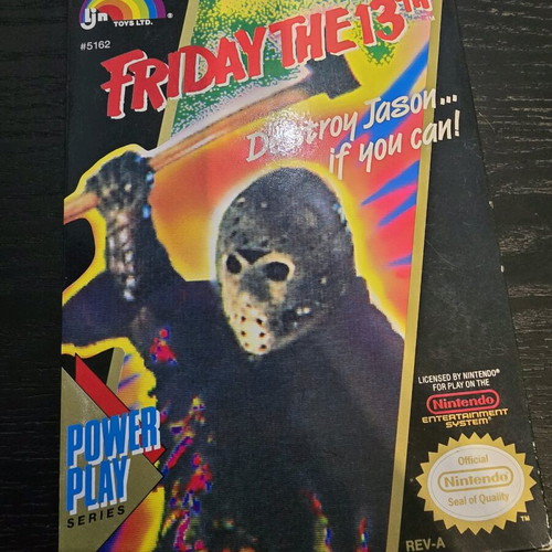 Friday The 13th Rev-A Nintendo NES game used, complete in box