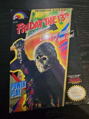 Friday The 13th Rev-A Nintendo NES παιχνίδι μεταχειρισμένο, πλήρες στη συσκευασία
