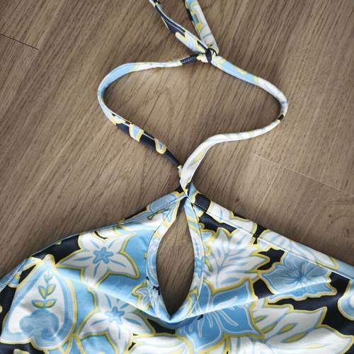 Maui Girl mini beach dress, size Small, blue