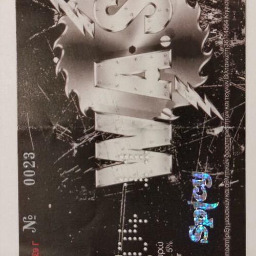 W.A.S.P. ticket like new, 26/7/2011