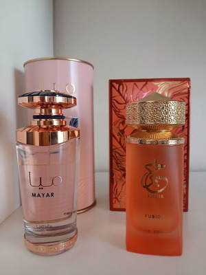 Πακέτο αραβικά αρώματα Lattafa Mayar και Paris Corner Khair Fusion