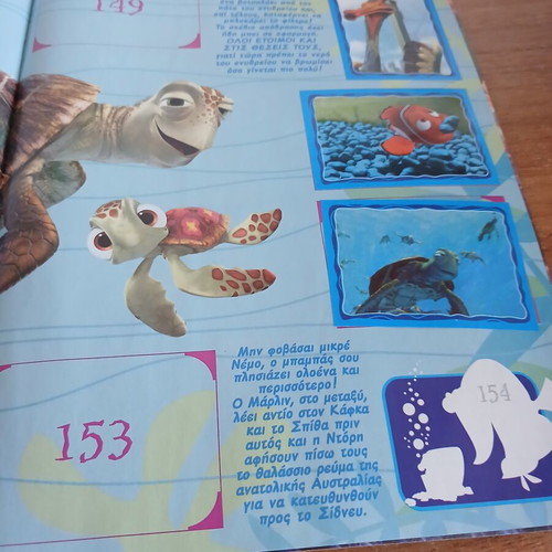 Finding Nemo children's magazine with stickers