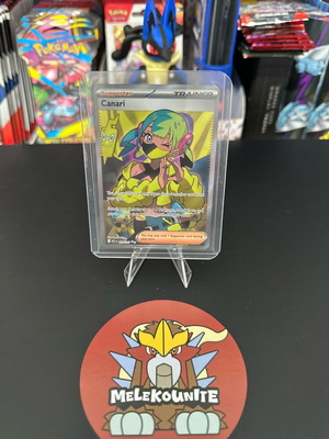 Pokémon Canari Secret Rare Holo Trainer-Supporter κάρτα σαν καινούργιο