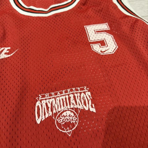Vintage Olympiacos Basketball Jersey No 5 Sigalas Nike used
