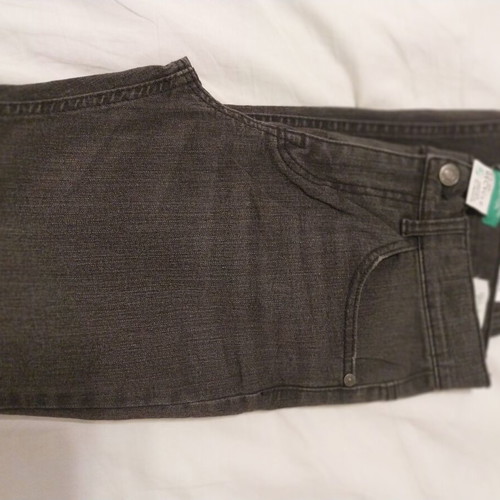 Benetton grey jeans for boys 10-11 years new
