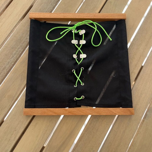 Montessori Dressing Frame "Clips" new for shoelace tying practice