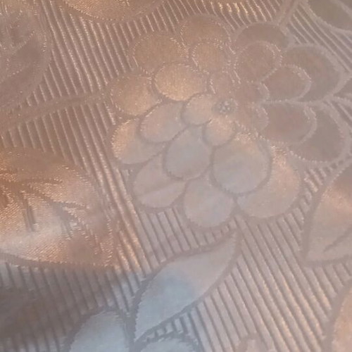 Bridal bedding set like new with satin designs and quilted coverlet