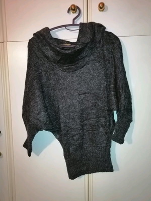 Pullover dark gray one size