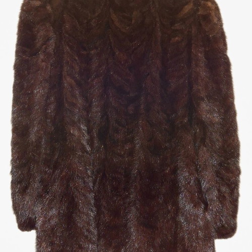Mink fur like new, size small, brown