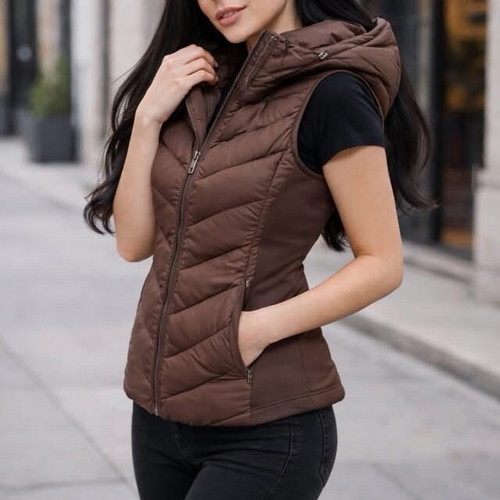 Vest new women's with hood