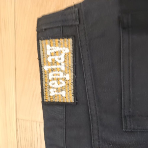 Replay mini denim skirt used, black, size S