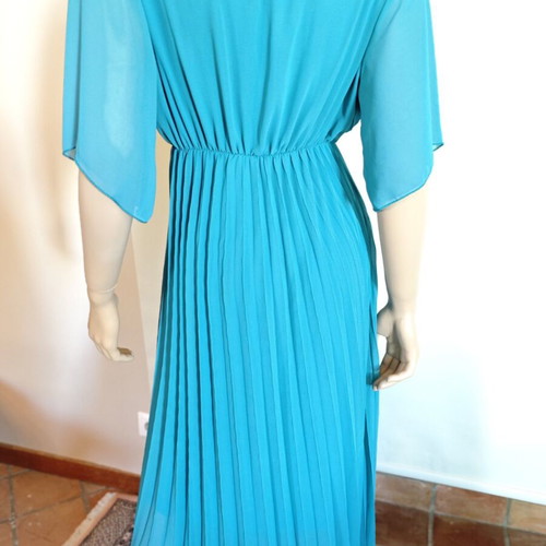 Vintage dress one size with elastic waist and wrap bust