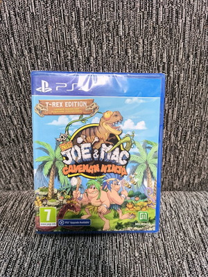Joe & Mac Caveman Ninja PS4 new, factory sealed