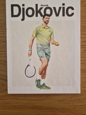Wooden decorative plaque Djokovic like new, size 13×18