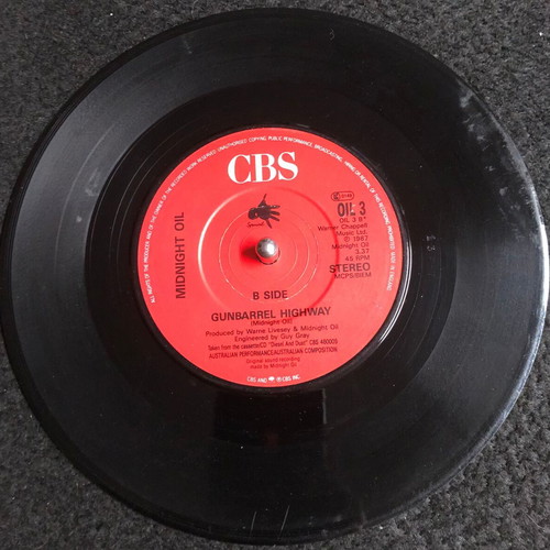 Midnight Oil Beds Are Burning Vinyl 7" Single used, rock