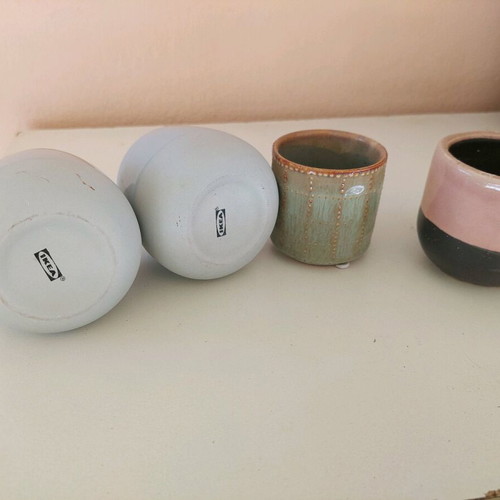 Small flower pots used for small plants