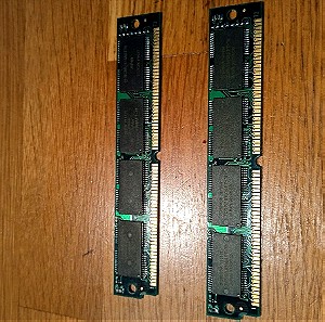 Vintage retro 2x Simm 72-pin ram modules 4mb